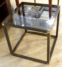 MCM BRASS SIDE TABLE