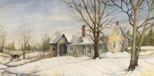 PETER ROBSON "MILLCREEK INN" WATERCOLOUR