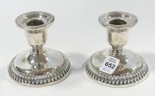 BIRKS STERLING CANDLEHOLDERS