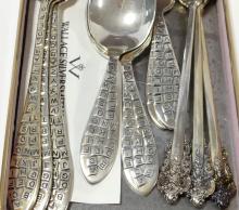 TEN PIECES OF WALLACE STERLING "BABY" CUTLERY