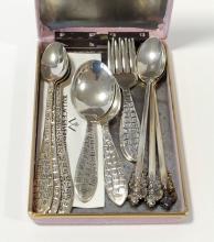 TEN PIECES OF WALLACE STERLING "BABY" CUTLERY