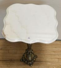 MARBLE TOP WINE TABLE