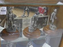 PEWTER FIGURINE SET