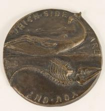 DORA DE PEDERY-HUNT BRONZE MEDALLION