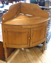 PRIMITIVE PINE CORNER WASH STAND