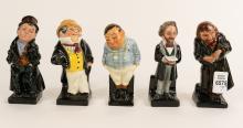 5 DOULTON DICKENS FIGURES