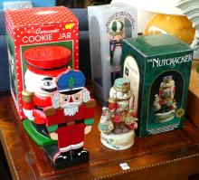 FOUR "NUTCRACKER" ORNAMENTS