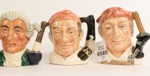 7 DOULTON CHARACTER JUGS