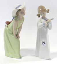 TWO LLADRO FIGURINES