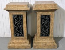 PAIR OF PEDESTALS