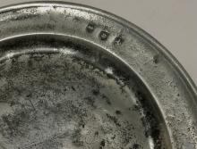 EARLY PEWTER PLATE