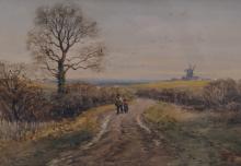 TWO WATERCOLOURS