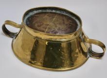 BRASS BOWL & WOOD BALLS
