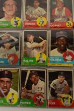 BINDER OF 1963 TOPPS BASEBALL CARDS