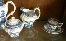 BOOTH'S "REAL OLD WILLOW" COFFEE SET