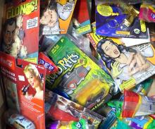 PEZ DISPENSERS, ETC.