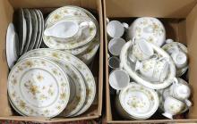 TWO BOX LOTS OF IRISH NORITAKE DINNERWARE