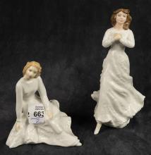 TWO ROYAL DOULTON "SENTIMENTS" FIGURINES