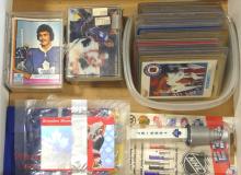 HOCKEY CARDS, FIGURINE, ETC.