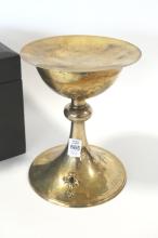 STERLING SILVER CHALICE AND DISH