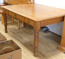 ANTIQUE OAK PARTNERS OFFICE DESK