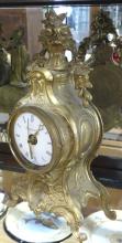 TWO METAL CLOCKS