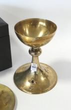 STERLING SILVER CHALICE AND DISH