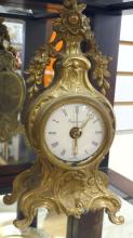TWO METAL CLOCKS