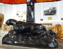 "PANTHER" LAMP AND PLANTER