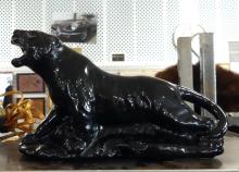 "PANTHER" LAMP AND PLANTER