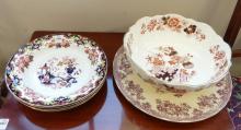 SIX PIECES OF ENGLISH CHINA
