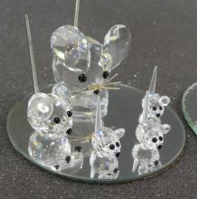 EIGHT SWAROVSKI CRYSTAL FIGURINES