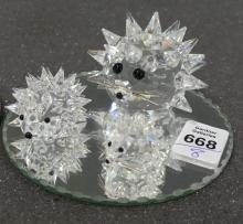 EIGHT SWAROVSKI CRYSTAL FIGURINES