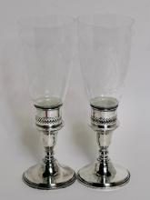 STERLING CANDLESTICKS