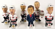 6 TEAM CANADA BOBBLE HEADS