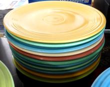 FIESTA WARE DINNER PLATES