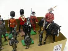 LEAD AND PEWTER "SOLDIER" FIGURES