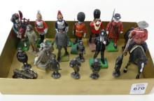 LEAD AND PEWTER "SOLDIER" FIGURES