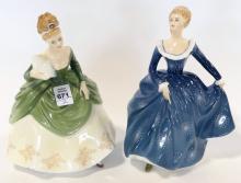 TWO ROYAL DOULTON FIGURINES