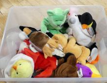 TWO BINS OF BEANIE BABIES