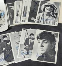 BEATLES CARDS AND TWO AUTOGRAPHS