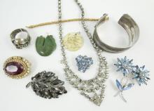 2 COLLECTOR BROOCHES, ETC.
