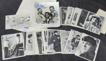 BEATLES CARDS AND TWO AUTOGRAPHS