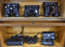 FIVE SETS OF BINOCULARS