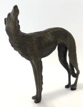 BRONZE "BORZOI" SCULPTURE