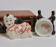 CABINET FIGURE & DISH