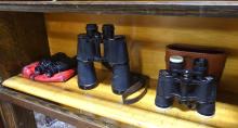 SIX SETS OF BINOCULARS