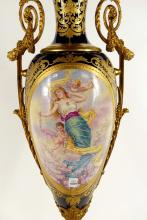 LARGE ANTIQUE SEVRES URN