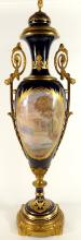 LARGE ANTIQUE SEVRES URN