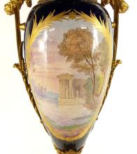 LARGE ANTIQUE SEVRES URN